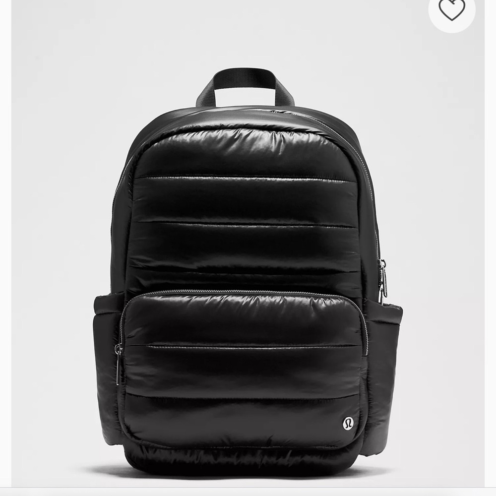 Lululemon Athletica Black Everywhere Backpack Wunder Puff 22L